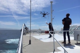 Aerocamaras Grabación para FRS en el estrecho de Gibraltar
